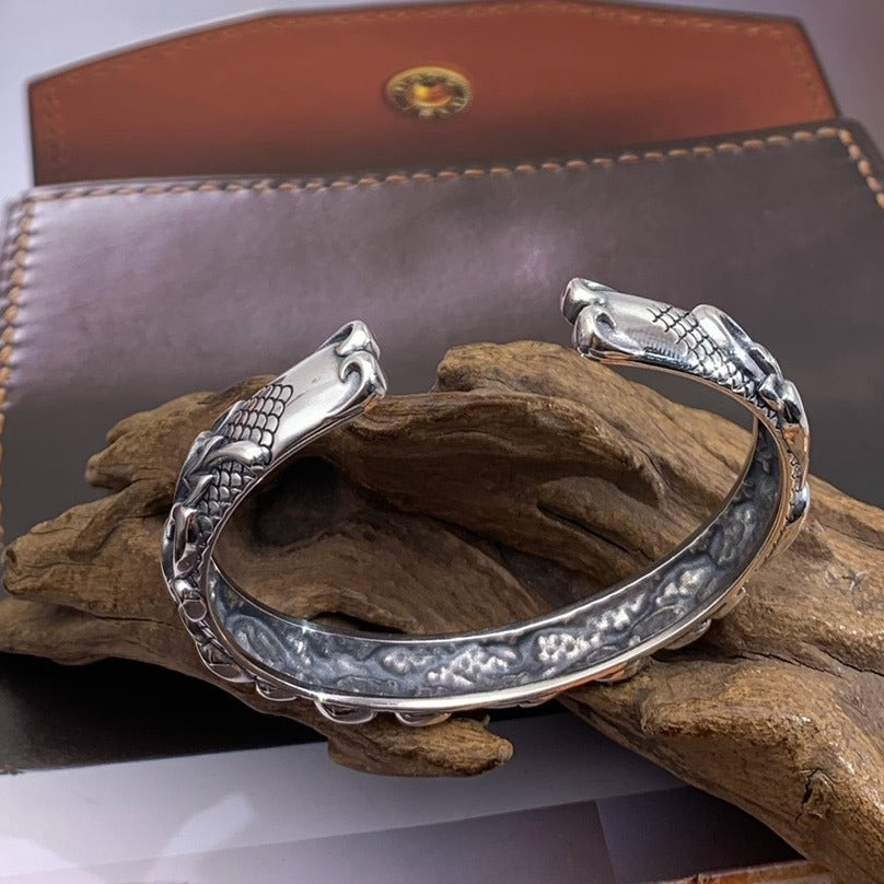 925 Silver Lucky Charm Bracelet for Men | Elvarina