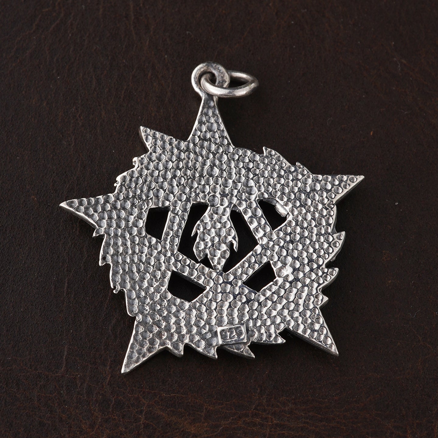 925 Silver Dragon Hexagram Pendant – Handmade | Elvarina