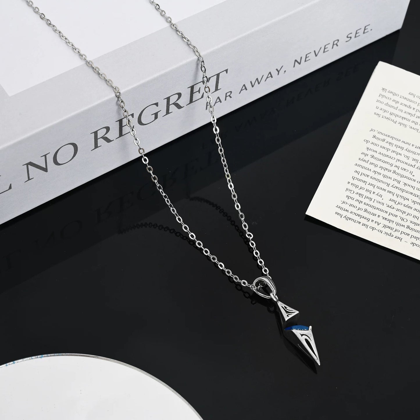 925 Silver Starlight Geometric Pendant Necklace | Elvarina