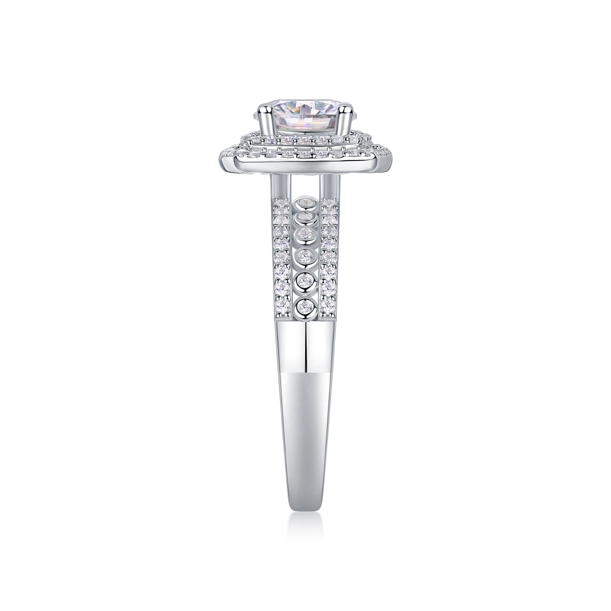 Moissanite Wedding Ring | 1ct S925 Silver | Elvarina