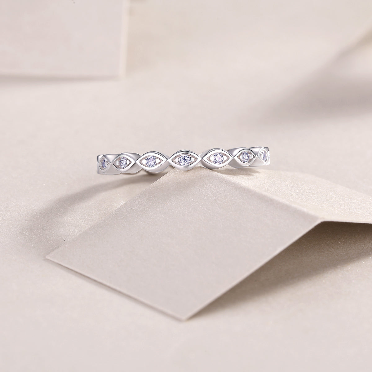 Moissanite Wedding Ring | S925 Silver | Elvarina