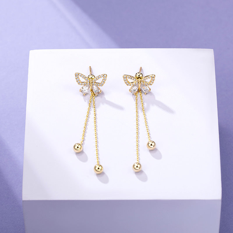 925 Silver Gold-Plated Fashion Earrings | Elvarina