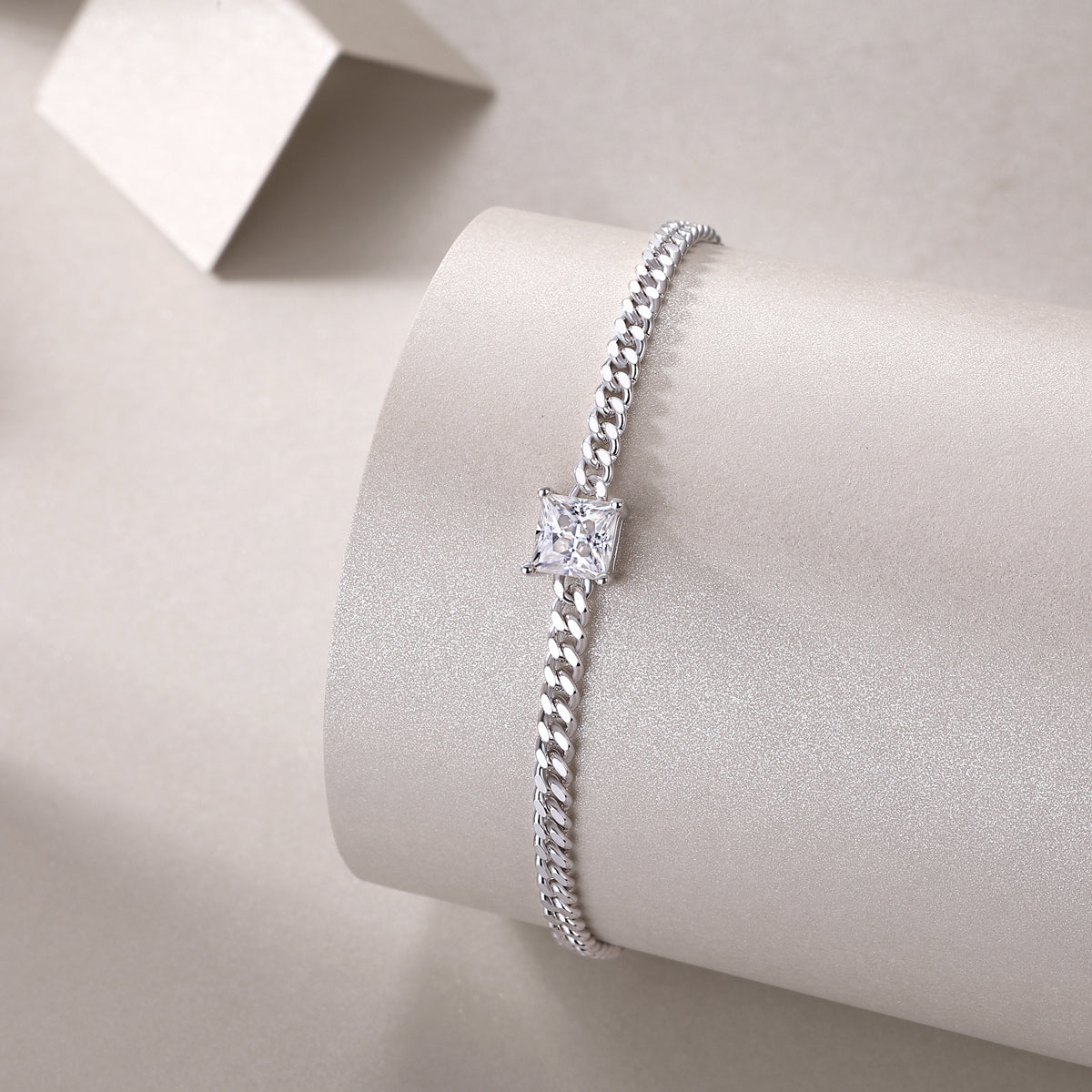 Moissanite Bracelet | S925 Silver & Platinum | Elvarina