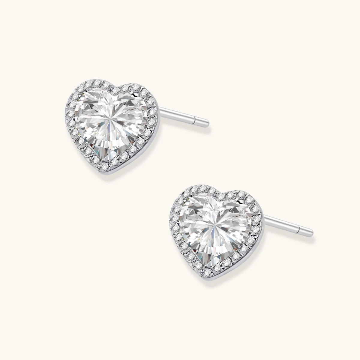 Heart Symphony Set | Sterling Silver & Moissanite