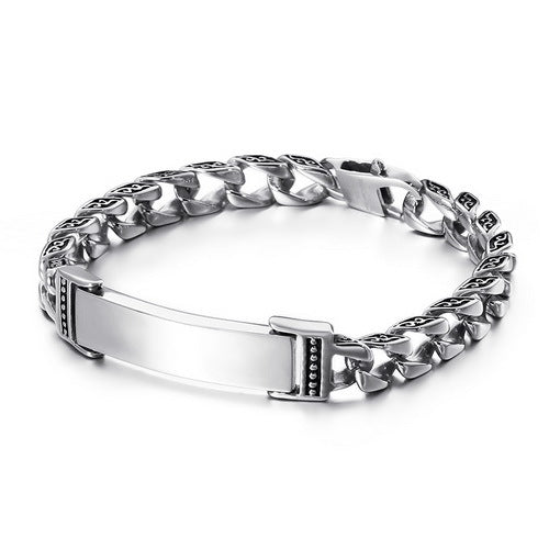 Skull Cross Totem Titanium Steel Bracelet for Men | Elvarina