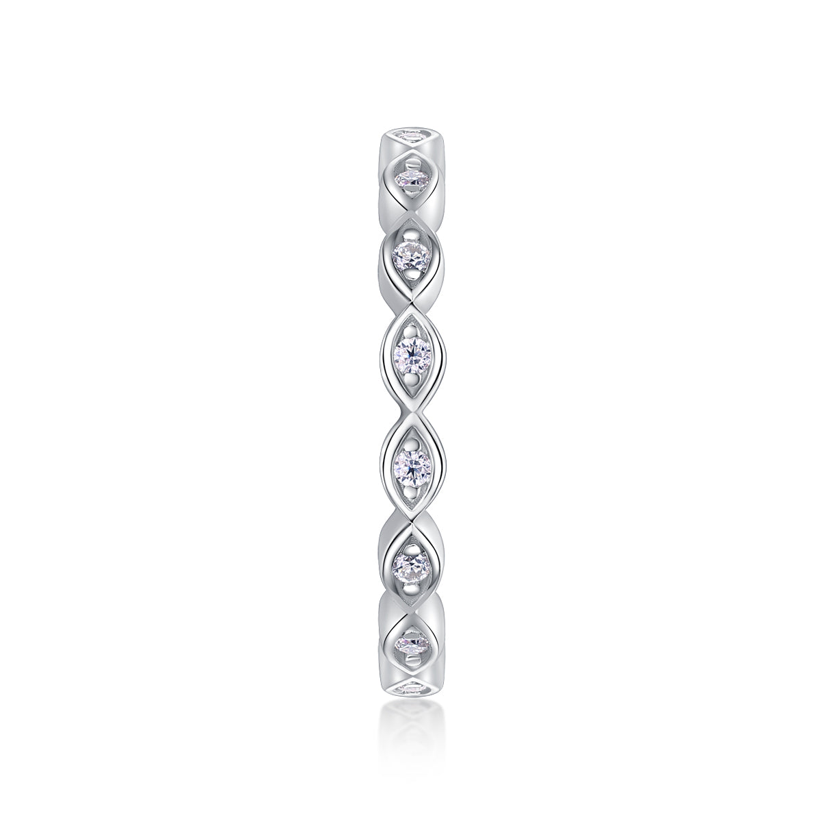 Moissanite Wedding Ring | S925 Silver | Elvarina