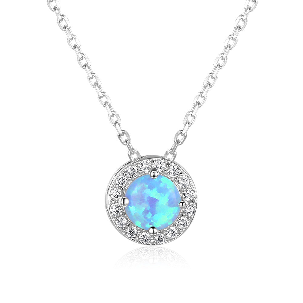 925 Sterling Silver Gem Jewelry Set Earrings Necklace Ring | Elvarina