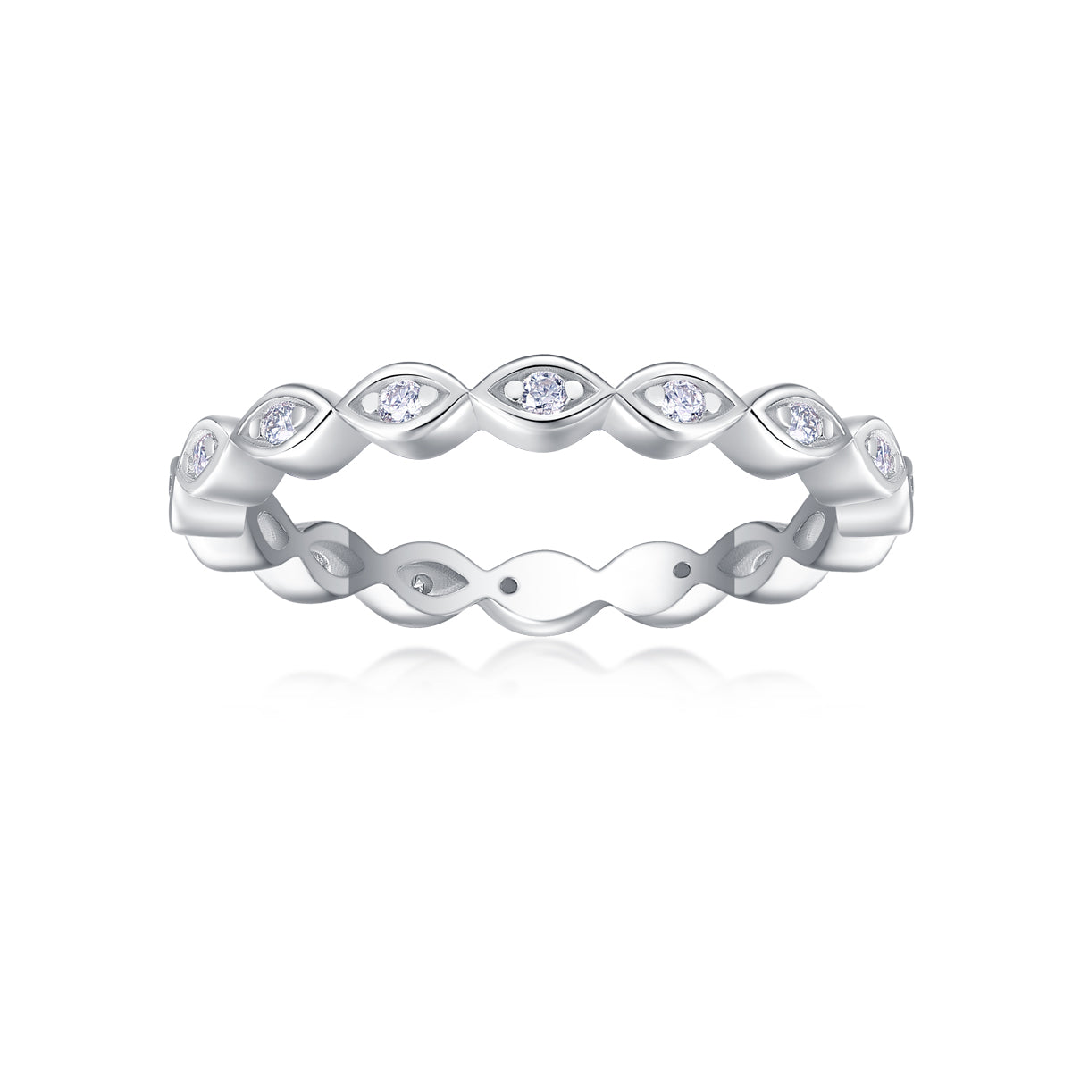 Moissanite Wedding Ring | S925 Silver | Elvarina