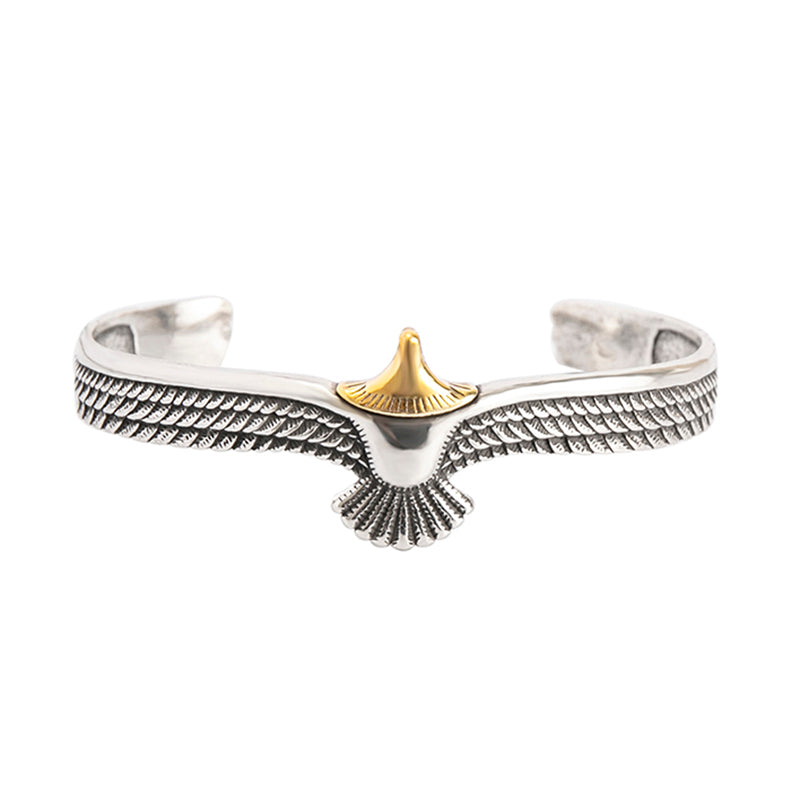 Viking Eagle Cuff Bracelet for Men | Nordic Bangle | Elvarina