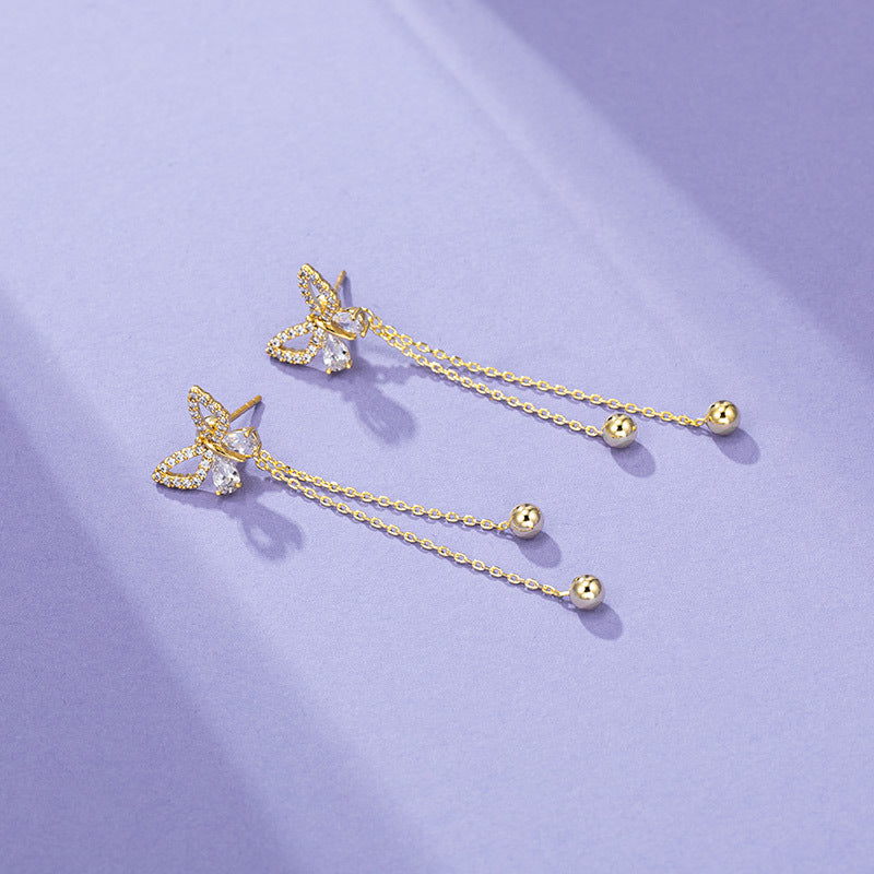 925 Silver Gold-Plated Fashion Earrings | Elvarina