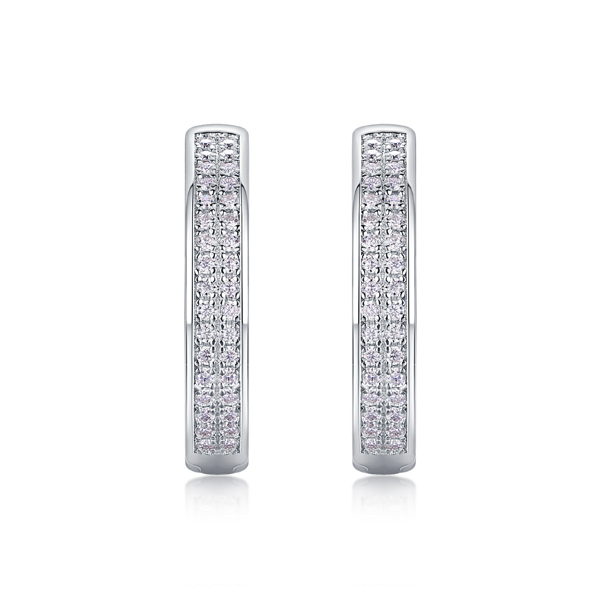 Moissanite Stud Earrings | 925 Silver | Gold & Rose Gold | Elvarina