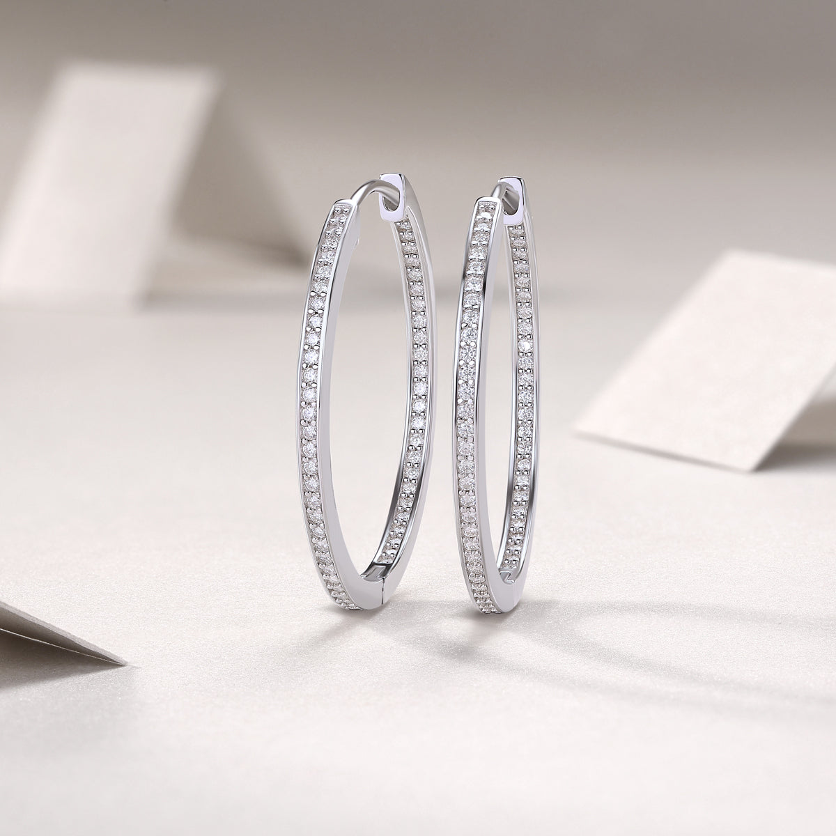 Moissanite Stud Earrings | S925 Silver | Elvarina