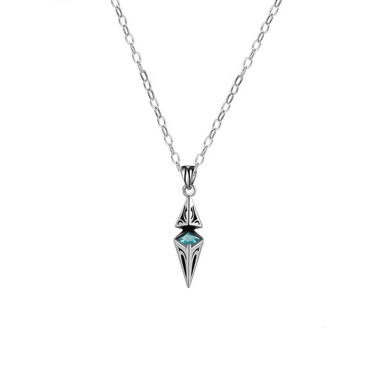 925 Silver Starlight Geometric Pendant Necklace | Elvarina