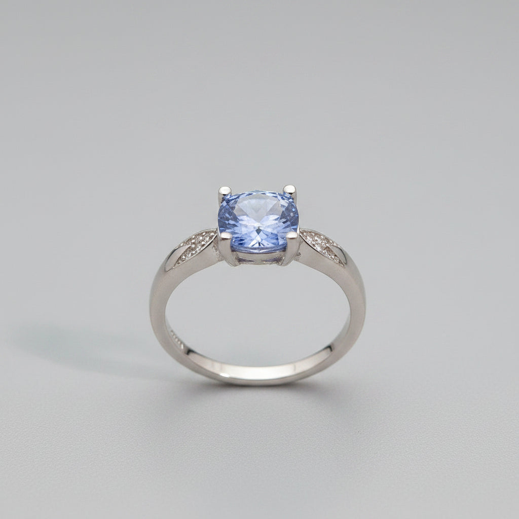 Paraiba Firework Cut Ring | Diamond Setting | Elvarina