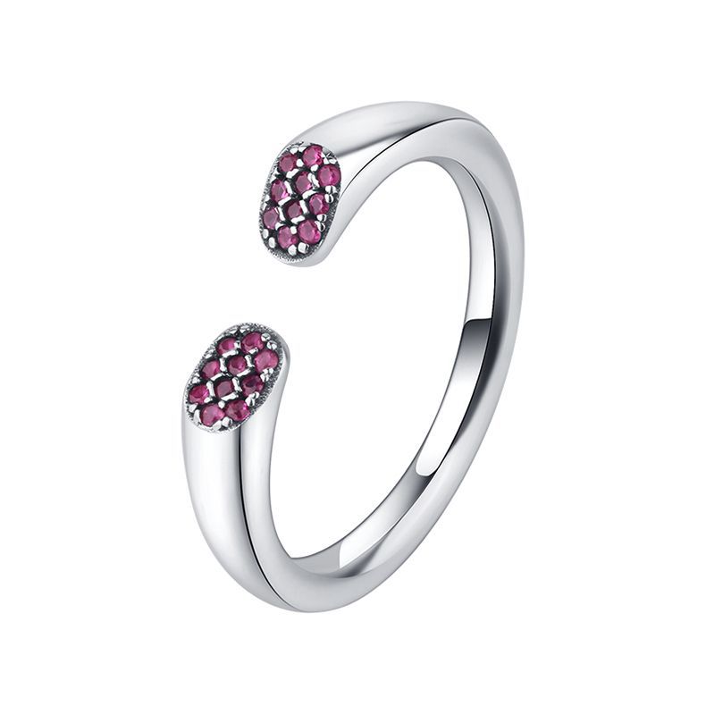 Brilliant Rose Set Ring in S925 Silver
