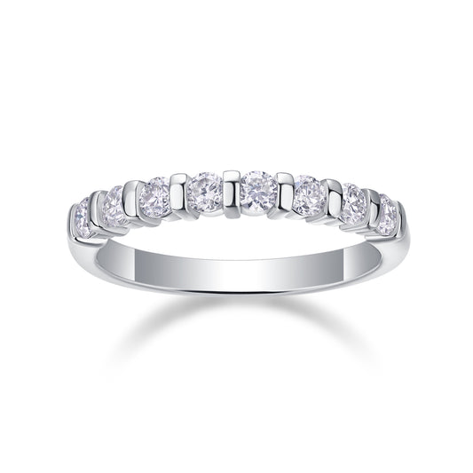 Moissanite Wedding Ring | 925 Silver | Gold & Rose Gold | Elvarina