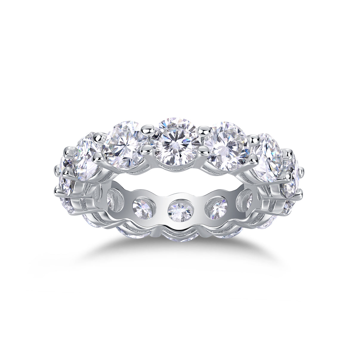 Star-Studded Moissanite Ring | 925 Silver | Elvarina
