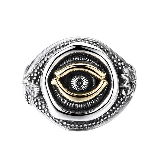 925 Silver Eye of God Ring | Unisex | Elvarina