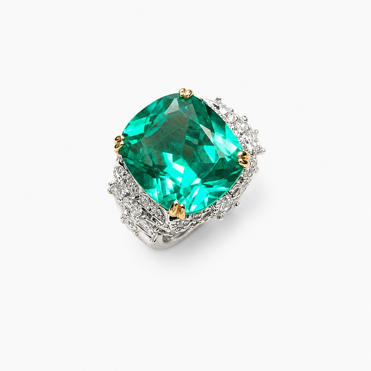 Sapphire & Paraiba Tourmaline Ring | Elvarina