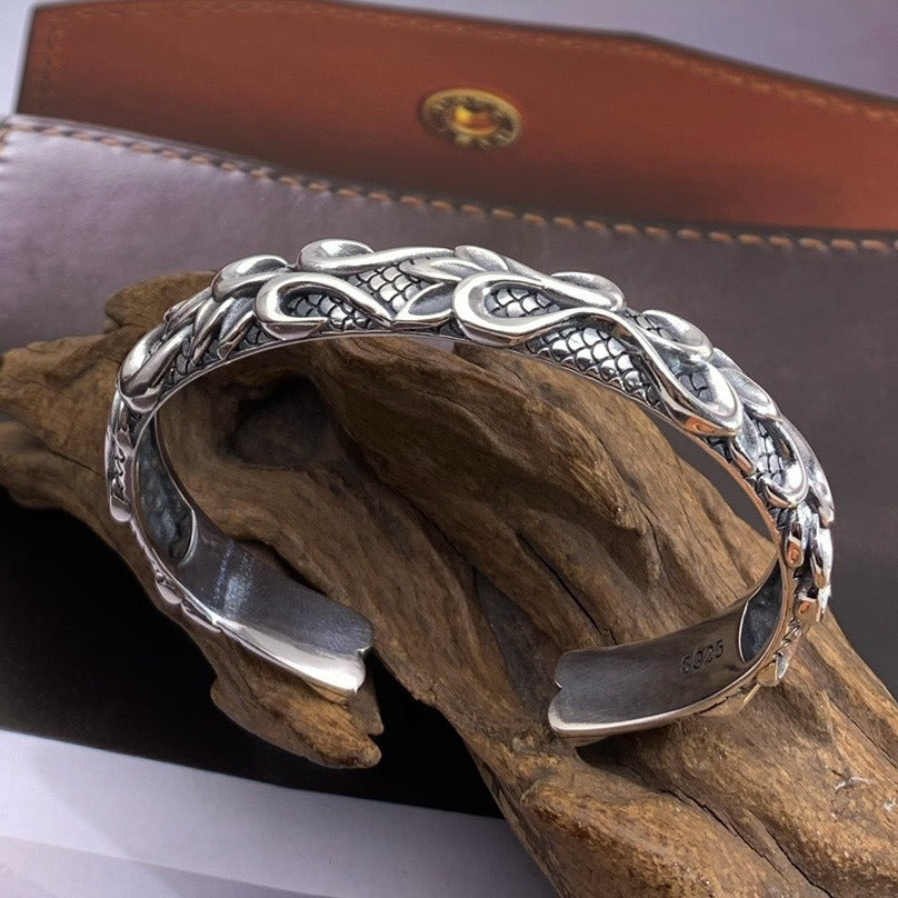 925 Silver Lucky Charm Bracelet for Men | Elvarina