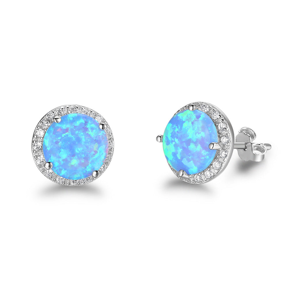 925 Sterling Silver Gem Jewelry Set Earrings Necklace Ring | Elvarina