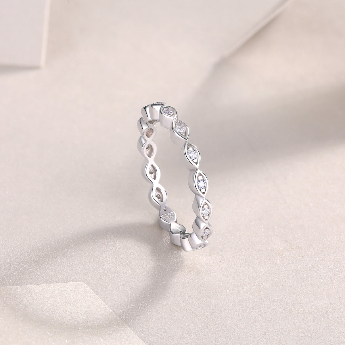 Moissanite Wedding Ring | S925 Silver | Elvarina