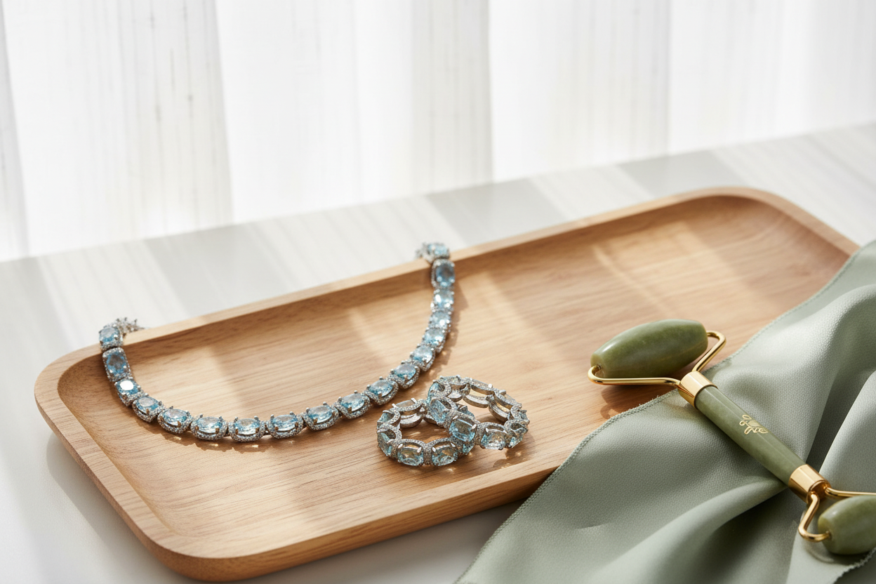 Aquamarine Bracelet - Wellness Tray