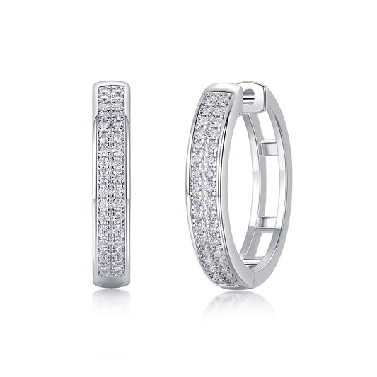Moissanite Stud Earrings | 925 Silver | Gold & Rose Gold | Elvarina