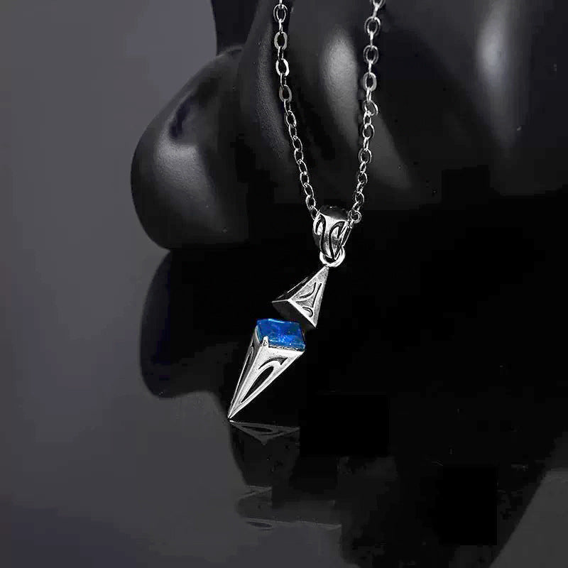 925 Silver Starlight Geometric Pendant Necklace | Elvarina