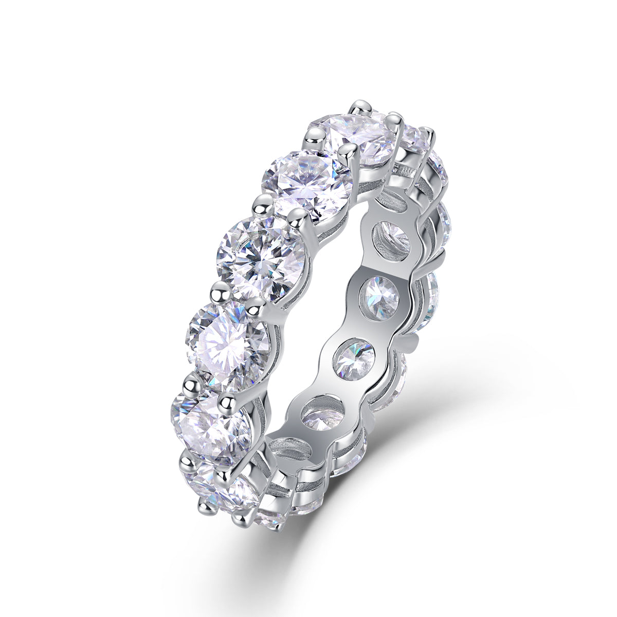 Star-Studded Moissanite Ring | 925 Silver | Elvarina