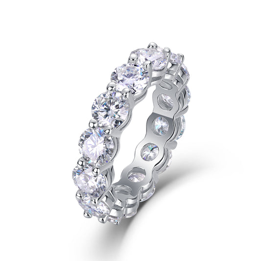 Star-Studded Moissanite Ring | 925 Silver | Elvarina