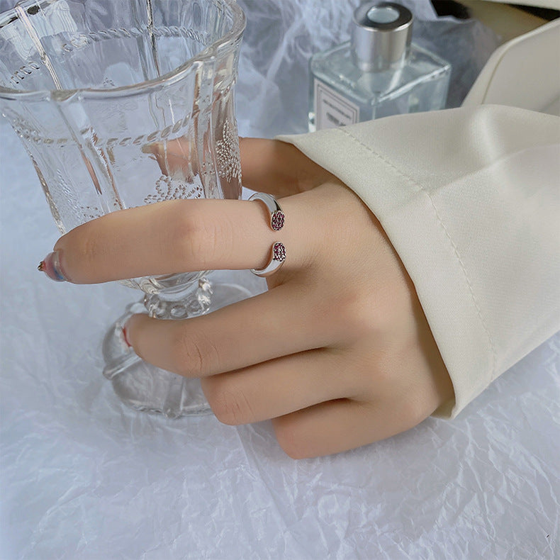 Brilliant Rose Set Ring in S925 Silver
