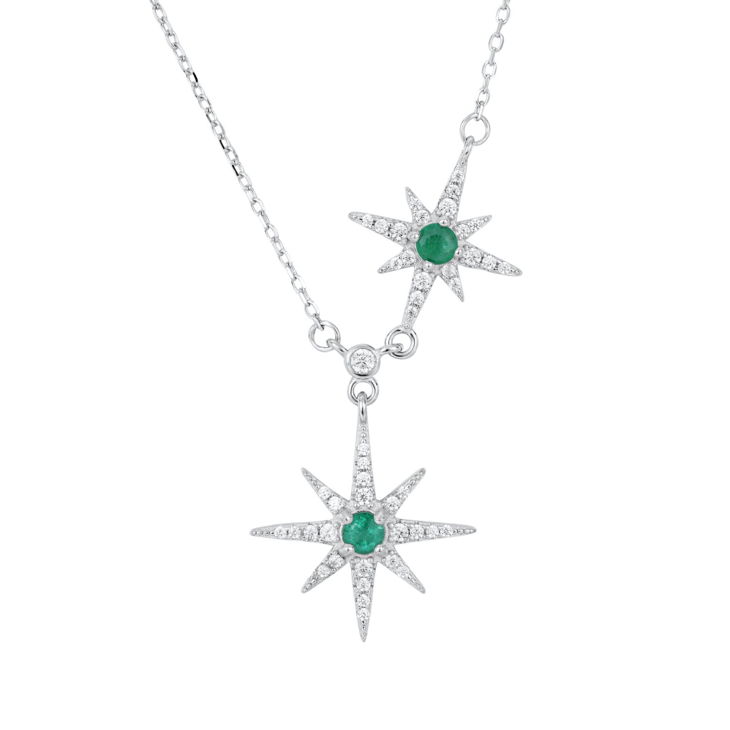 Star Pendant Necklace in S925 Silver