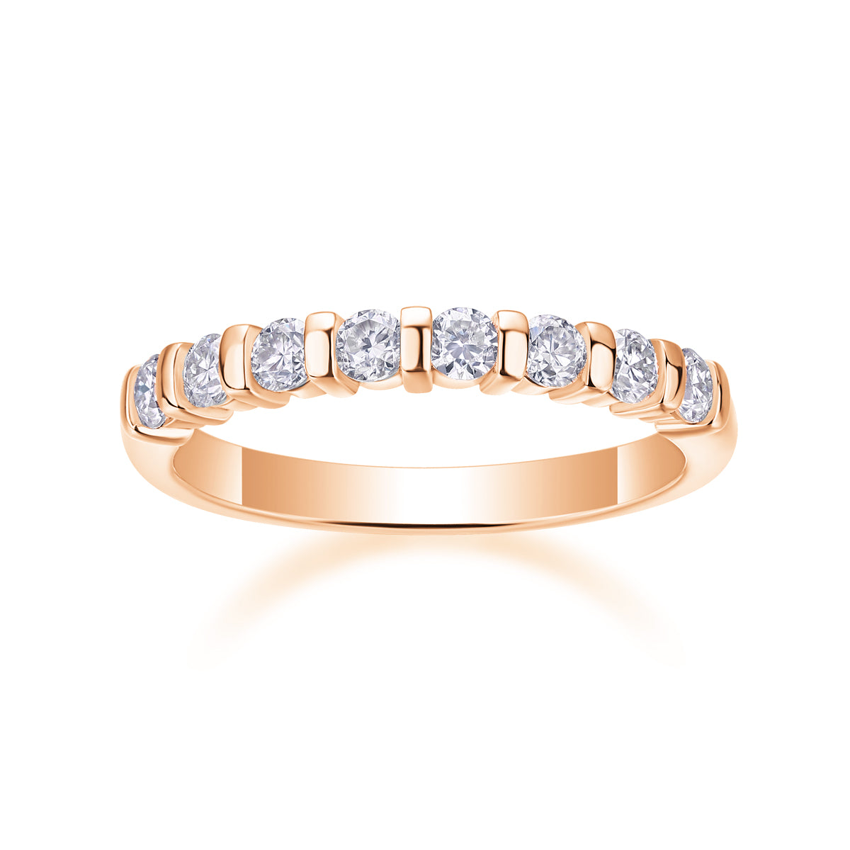Moissanite Wedding Ring | 925 Silver | Gold & Rose Gold | Elvarina