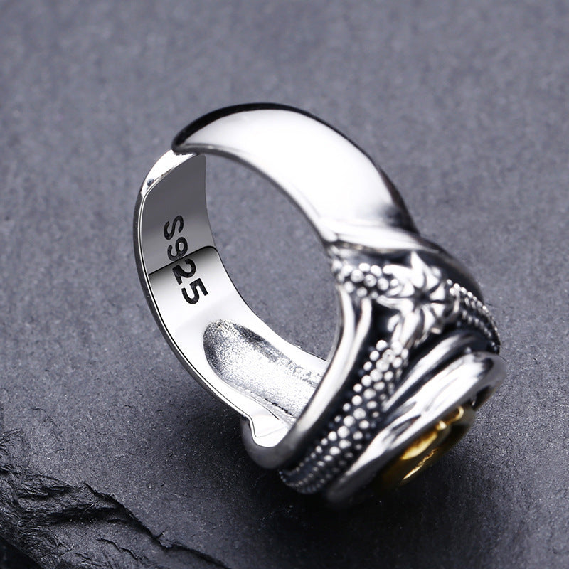 925 Silver Eye of God Ring | Unisex | Elvarina
